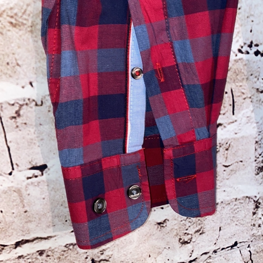 Tommy Hilfiger Men’s Tonal Check Shirt - Picture 6 of 8